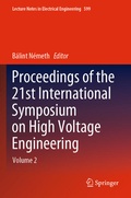 Cover: Proceedings of the 21st International Symposium on High Voltage Engineering - Springer
