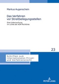 Abbildung von: Das Verfahren vor Streitbeilegungsstellen - Peter Lang Verlag