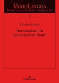 Cover: Nonstandard im semantischen Raum - Peter Lang Verlag