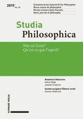 Cover: Was ist Geist? / Qu'est-ce que l'esprit? - Schwabe Verlagsgruppe AG Schwabe Verlag