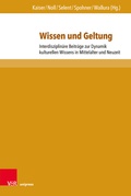 Cover: Wissen und Geltung - Brill Deutschland