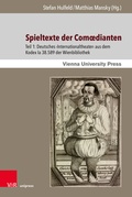 Cover: Spieltexte der Comodianten - Brill Deutschland