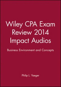 Abbildung von: Wiley CPA Exam Review 2014 Impact Audios - Wiley