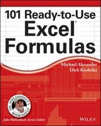 Abbildung von: 101 Ready-to-Use Excel Formulas - Wiley