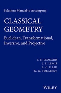 Abbildung von: Solutions Manual to Accompany Classical Geometry - Wiley