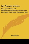 Cover: Im Namen Gottes - Kessinger Publishing