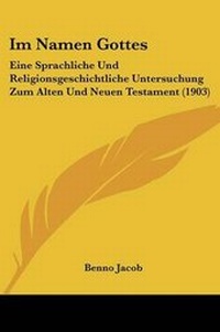 Enlarge image Cover: Im Namen Gottes - Kessinger Publishing