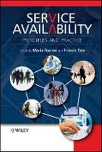Enlarge image Cover: Service Availability - Principles and Practice Cloth - Wiley