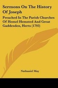 Cover: Sermons On The History Of Joseph - Kessinger Publishing