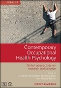 Cover: Contemporary Occupational Health Psychology - Global Perspectives on Research and Practice V2 - Wiley