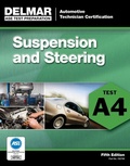 Cover: ASE Test Preparation - A4 Suspension and Steering - Delmar Cengage Learning