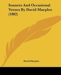 Cover: Sonnets And Occasional Verses By David Marples (1882) - Kessinger Publishing