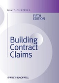 Cover: Building Contract Claims - Wiley
