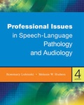 Cover: Professional Issues in Speech-Language Pathology and Audiology - Delmar Cengage Learning