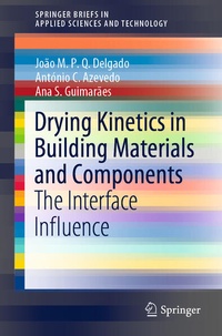 Enlarge image Cover: Drying Kinetics in Building Materials and Components - Springer