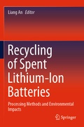 Cover: Recycling of Spent Lithium-Ion Batteries - Springer