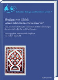 Abbildung von: Ebedjesus von Nisibis "Ordo iudiciorum ecclesiasticorum" - Harrassowitz Verlag