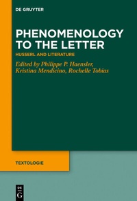 Abbildung von: Phenomenology to the Letter - De Gruyter