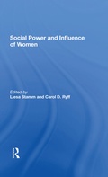 Cover: Social Power And Influence Of Women - Routledge