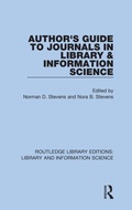 Cover: Author's Guide to Journals in Library & Information Science - Routledge