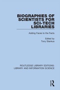 Cover: Biographies of Scientists for Sci-Tech Libraries - Routledge