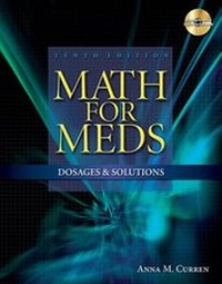 Abbildung von: Math for Meds - Cengage Learning, Inc