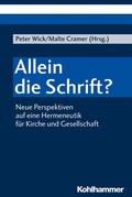 Cover: Allein die Schrift? - Kohlhammer