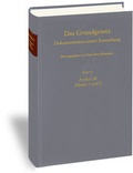 Cover: Band 11: Vor Artikel 38, Artikel 38 Absatz 1 Satz 1, Absatz 1 Satz 2, Absatz 2 und gestrichener Artikel 18 - Vittorio Klostermann Verlag