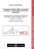 Cover: Including the Highly Gifted and Creative Students - Current Ideas and Future Directions - WTM-Verlag