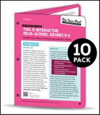 Enlarge image Cover: BUNDLE: Fisher: On-Your-Feet Guide: This is Interactive Read Alouds: 10 Pack - Corwin Press Inc