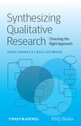 Cover: Synthesizing Qualitative Research - BMJ Books
