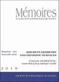 Cover: Discrete Geometry and Isotropic Surfaces - Societe mathematique de France