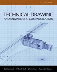 Enlarge image Cover: Technical Drawing and Engineering Communication (Book Only) - Cengage Learning, Inc