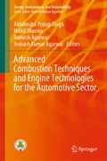 Cover: Advanced Combustion Techniques and Engine Technologies for the Automotive Sector - Springer
