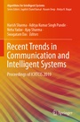 Cover: Recent Trends in Communication and Intelligent Systems - Springer