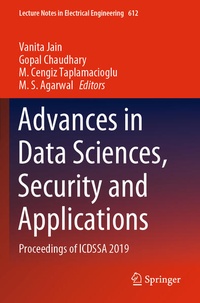 Enlarge image Cover: Advances in Data Sciences, Security and Applications - Springer