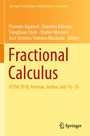 Cover: Fractional Calculus - Springer
