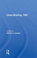 Cover: China Briefing, 1991 - Routledge