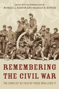 Cover: Remembering the Civil War - The Lyons Press