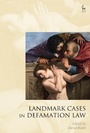 Cover: Landmark Cases in Defamation Law - Hart Publishing