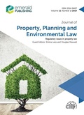 Cover: Regulatory issues in property law - Emerald Publishing Limited