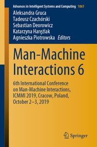 Abbildung von: Man-Machine Interactions 6 - Springer