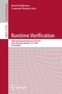 Enlarge image Cover: Runtime Verification - Springer