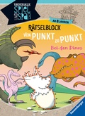 Cover: R&auml;tselblock von Punkt zu Punkt: Bei den Dinos - Ravensburger
