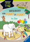 Cover: R&auml;tselblock von Punkt zu Punkt: Im Zoo - Ravensburger