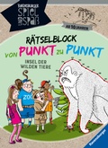 Cover: R&auml;tselblock von Punkt zu Punkt: Insel der wilden Tiere - Ravensburger