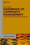 Cover: Handbook of Community Management - De Gruyter Saur