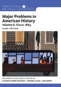 Cover: Major Problems in American History, Volume II - CENGAGE Learning Custom Publishing