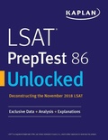 Cover: LSAT PrepTest 86 Unlocked - Kaplan Publishing