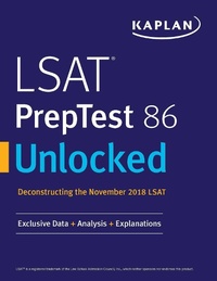 Enlarge image Cover: LSAT PrepTest 86 Unlocked - Kaplan Publishing